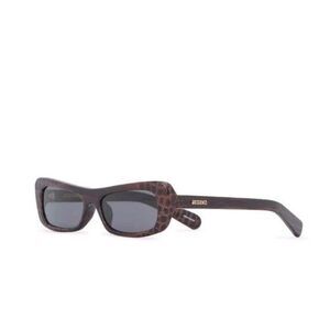 New Jacquemus X Linda Farrow Rectangular Snake 55-16-145 Sunglasses
